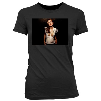 Keira Knightley Women's Junior Cut Crewneck T-Shirt