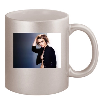 Keira Knightley 11oz Metallic Silver Mug