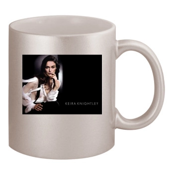 Keira Knightley 11oz Metallic Silver Mug