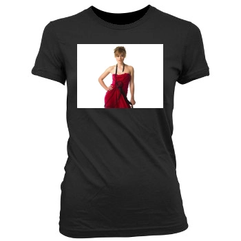 Keira Knightley Women's Junior Cut Crewneck T-Shirt