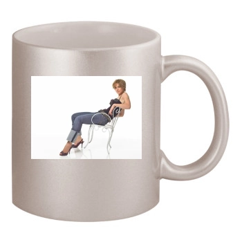 Keira Knightley 11oz Metallic Silver Mug