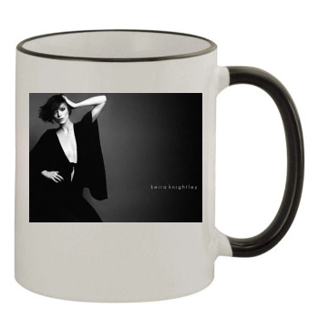 Keira Knightley 11oz Colored Rim & Handle Mug