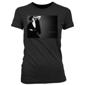 Keira Knightley Women's Junior Cut Crewneck T-Shirt