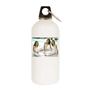 Keira Knightley White Water Bottle With Carabiner