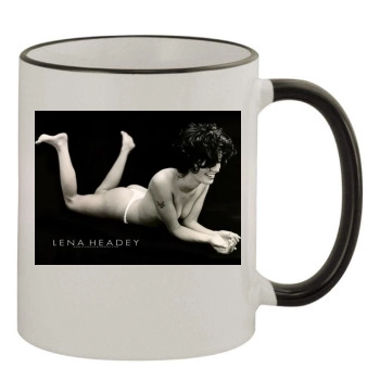 Lena Headey 11oz Colored Rim & Handle Mug