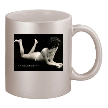 Lena Headey 11oz Metallic Silver Mug