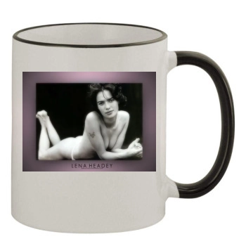 Lena Headey 11oz Colored Rim & Handle Mug