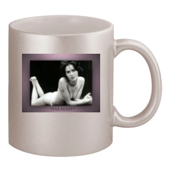 Lena Headey 11oz Metallic Silver Mug