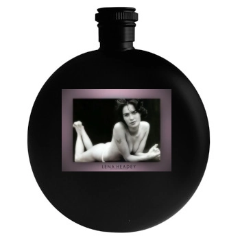 Lena Headey Round Flask