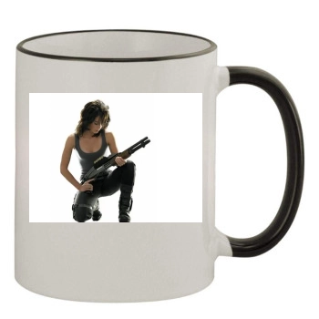 Lena Headey 11oz Colored Rim & Handle Mug