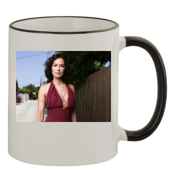 Lena Headey 11oz Colored Rim & Handle Mug