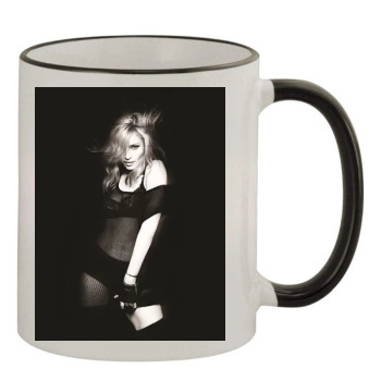 Madonna 11oz Colored Rim & Handle Mug