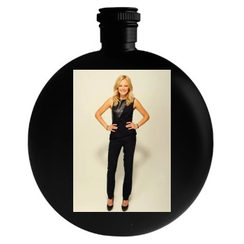 Malin Akerman Round Flask