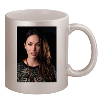 Megan Fox 11oz Metallic Silver Mug