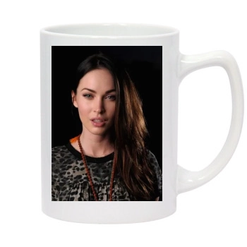 Megan Fox 14oz White Statesman Mug