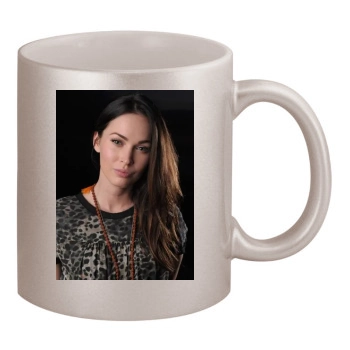 Megan Fox 11oz Metallic Silver Mug