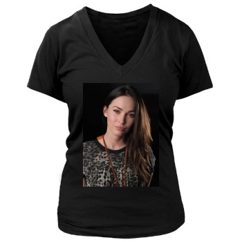 Megan Fox Women's Deep V-Neck TShirt