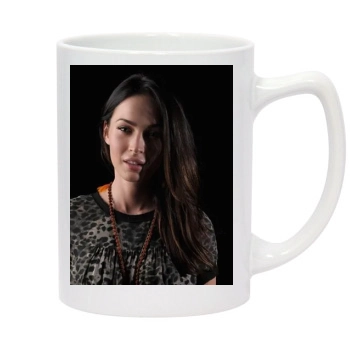 Megan Fox 14oz White Statesman Mug