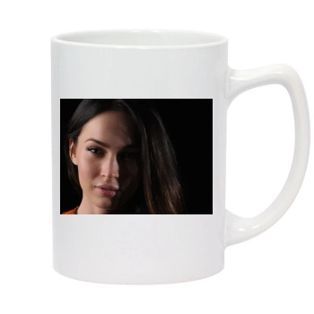 Megan Fox 14oz White Statesman Mug