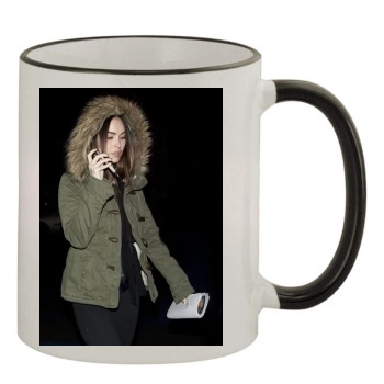 Megan Fox 11oz Colored Rim & Handle Mug