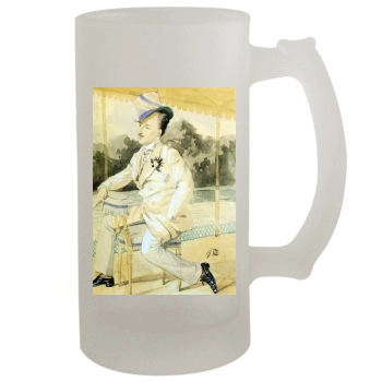 James Tissot 16oz Frosted Beer Stein