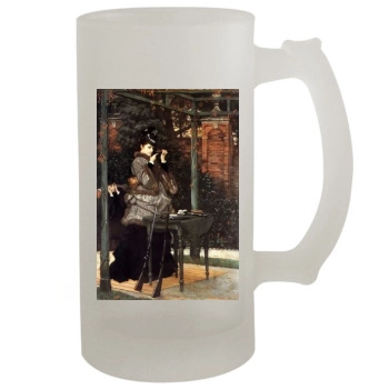 James Tissot 16oz Frosted Beer Stein