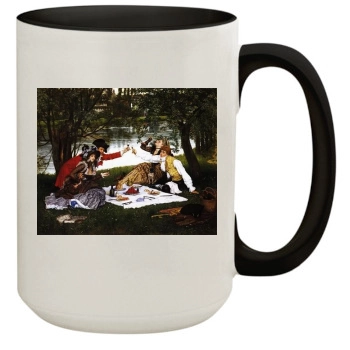 James Tissot 15oz Colored Inner & Handle Mug