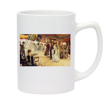 James Tissot 14oz White Statesman Mug