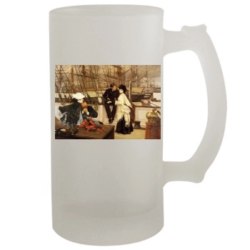 James Tissot 16oz Frosted Beer Stein