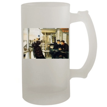 James Tissot 16oz Frosted Beer Stein