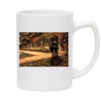 James Tissot 14oz White Statesman Mug