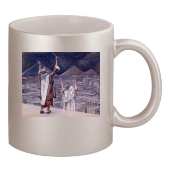 James Tissot 11oz Metallic Silver Mug