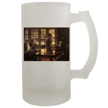 James Tissot 16oz Frosted Beer Stein