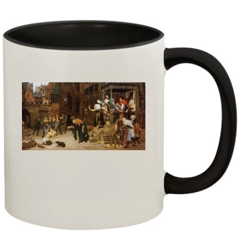 James Tissot 11oz Colored Inner & Handle Mug