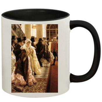 James Tissot 11oz Colored Inner & Handle Mug