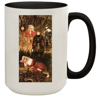 James Tissot 15oz Colored Inner & Handle Mug