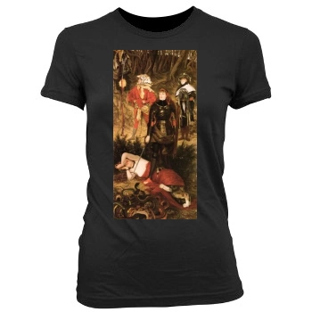 James Tissot Women's Junior Cut Crewneck T-Shirt