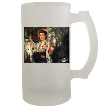 James Tissot 16oz Frosted Beer Stein