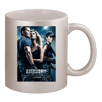 Battleship (2012) 11oz Metallic Silver Mug