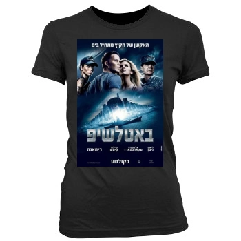 Battleship (2012) Women's Junior Cut Crewneck T-Shirt