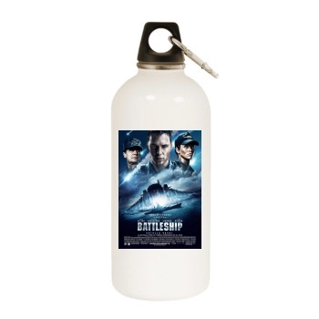 Battleship (2012) White Water Bottle With Carabiner