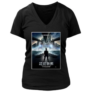 Battleship (2012) Women's Deep V-Neck TShirt