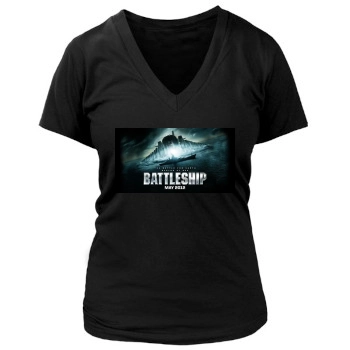 Battleship (2012) Women's Deep V-Neck TShirt