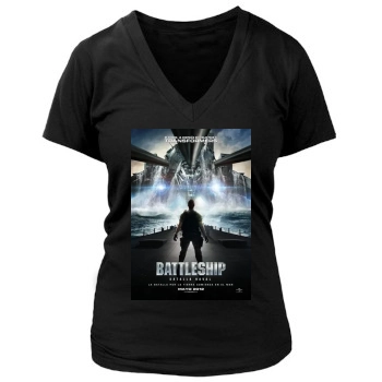 Battleship (2012) Women's Deep V-Neck TShirt