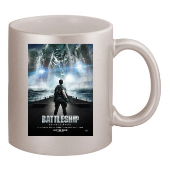 Battleship (2012) 11oz Metallic Silver Mug