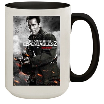 The Expendables 2 (2012) 15oz Colored Inner & Handle Mug