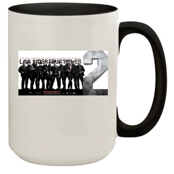 The Expendables 2 (2012) 15oz Colored Inner & Handle Mug