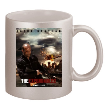 The Expendables 2 (2012) 11oz Metallic Silver Mug