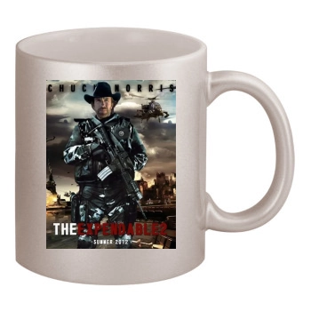 The Expendables 2 (2012) 11oz Metallic Silver Mug