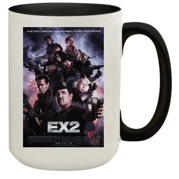 The Expendables 2 (2012) 15oz Colored Inner & Handle Mug